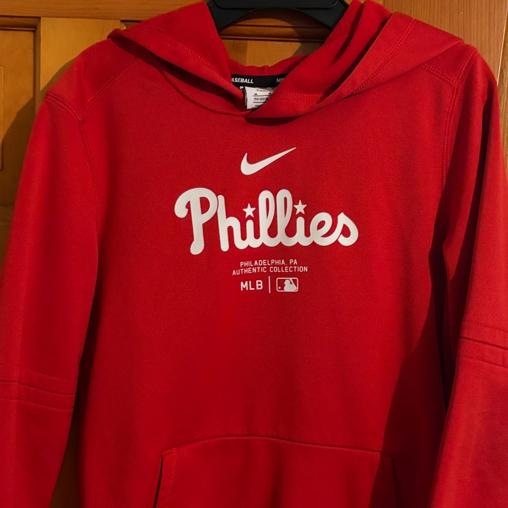 Nike Red Philadelphia Phillies Pullover Hoodie